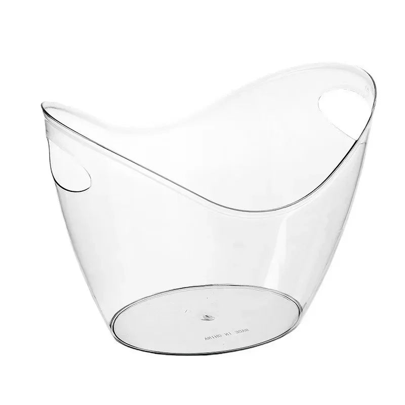 Lezano-Clear Ice Bucket Beverage Tub
